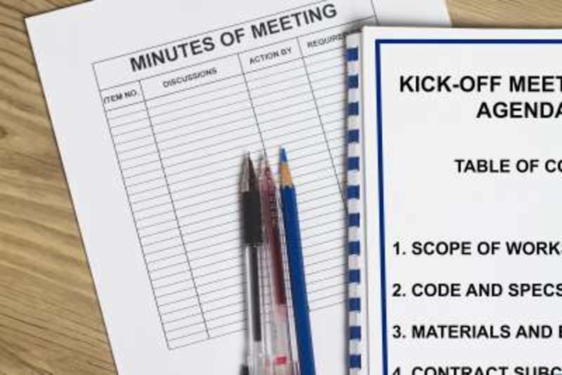 Taking the Minutes Video Series...4. At the Meeting