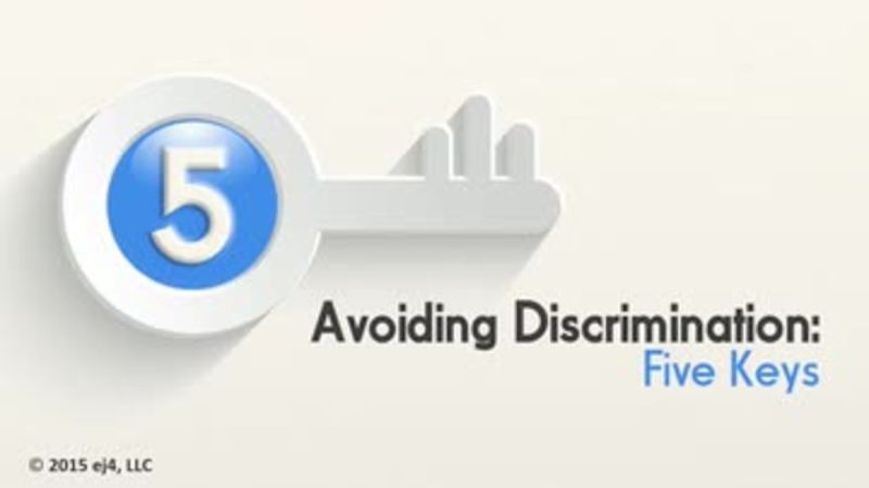 Avoiding Discrimination Problems: 5 Keys