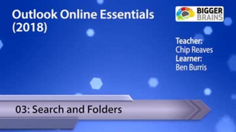 Outlook Online Essentials (2018) 03: Search and Folders