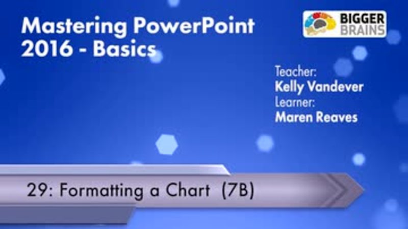 Mastering Powerpoint 2016: Formatting a Chart