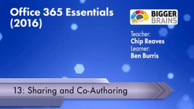 Office 365 Essentials 2016: Sharing and Co-Authoring