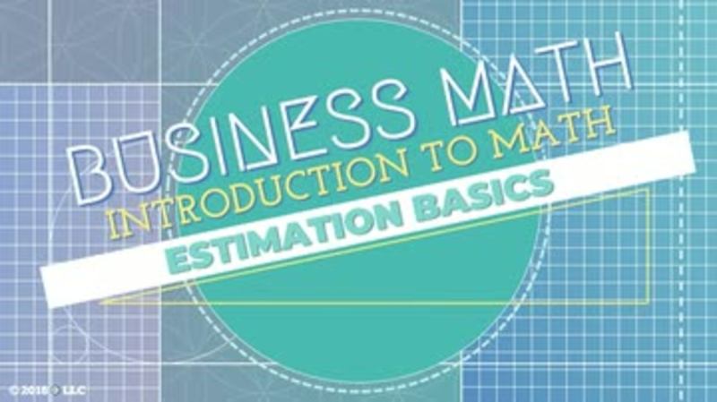 Introduction to Math: Estimation Basics