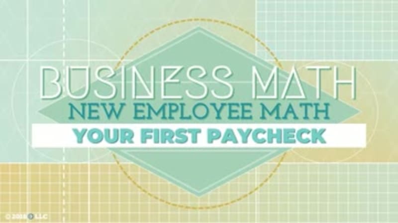 New Employee Math: Your First Paycheck