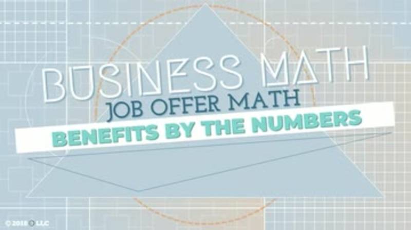 Job Offer Math: Benefits by the Numbers