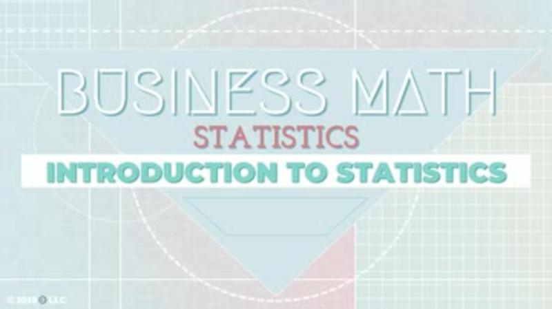 Statistics: Introduction to Statistics