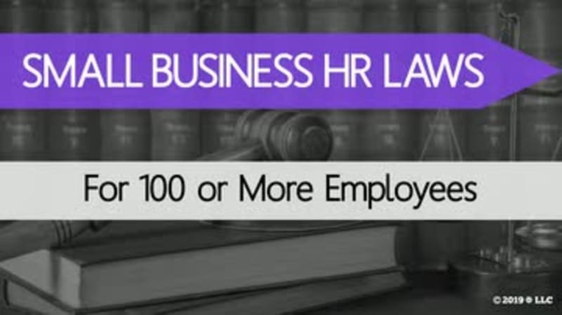 Small Business HR Laws: For 100 or More Employees
