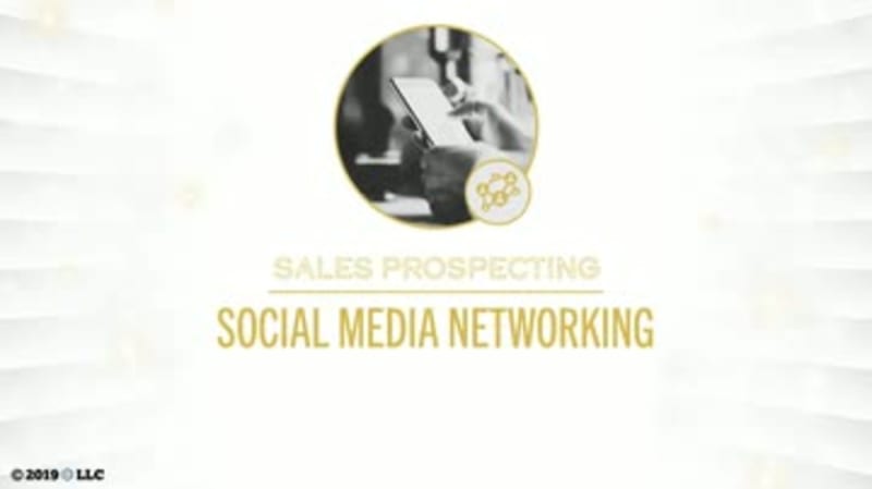 Sales Prospecting: Social Media Networking