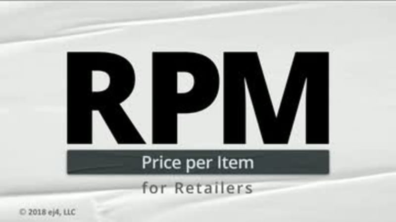 Retailer Profitability Model for Retailers: 07. Price per Item