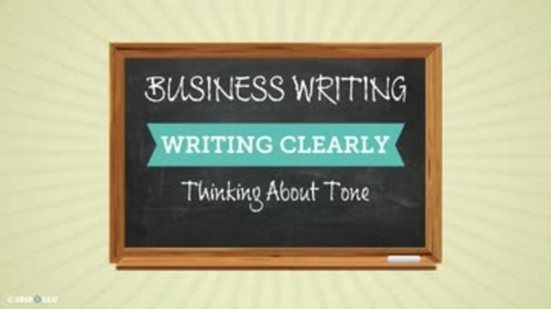 Writing Clearly: Thinking About Tone