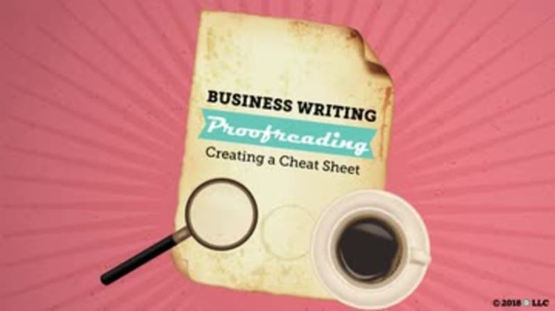 Proofreading: Creating a Cheat Sheet