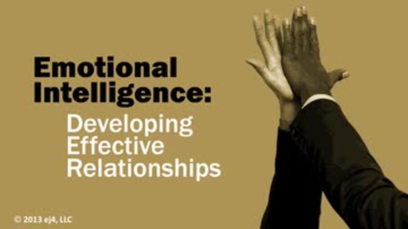Emotional Intelligence: Developing Effective Relationships