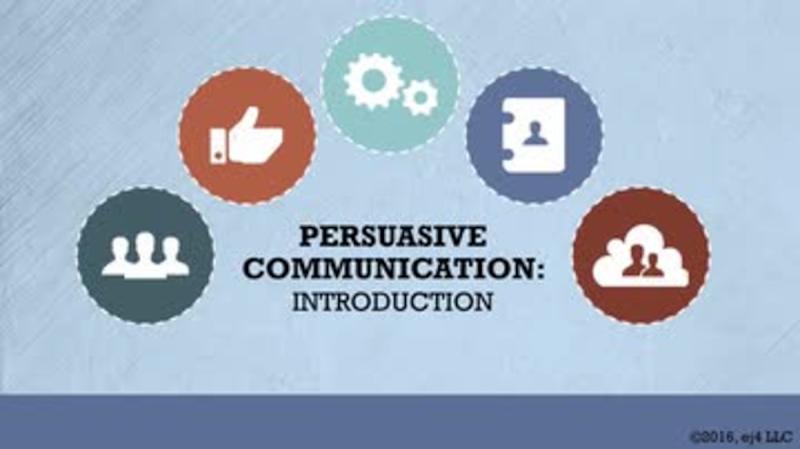 Persuasive Communication: 01. Introduction