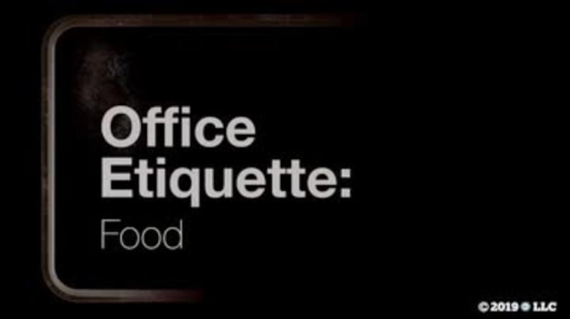 Office Etiquette: Food