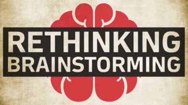 Rethinking Brainstorming
