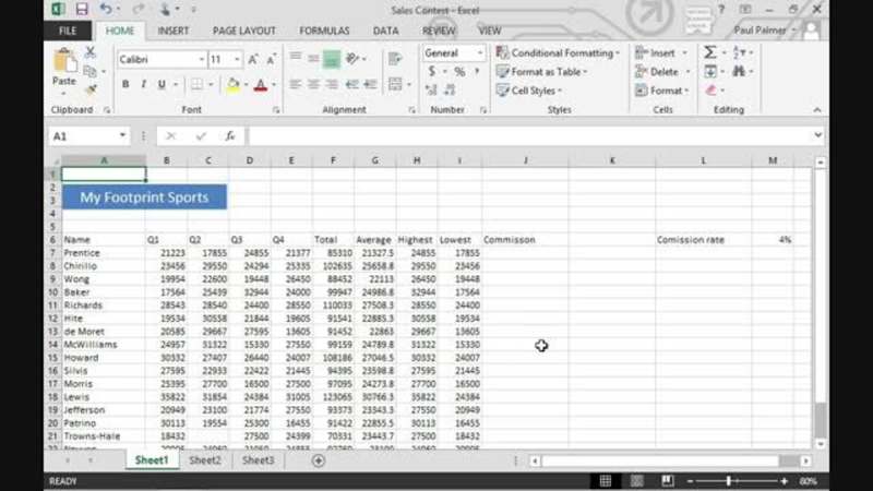 Excel 2013 Part 1: Absolute Cell References