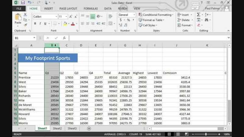 Excel 2013 Part 1: The Insert and Delete Options