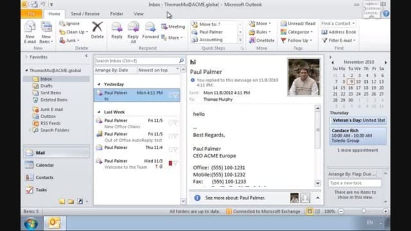 Outlook 2010 Part 2: Configure Email Message Security Settings