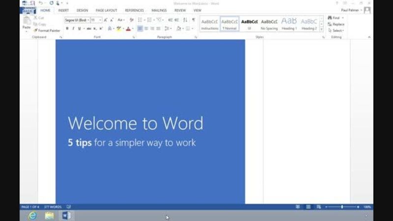 What's New in Office 2013 and Windows 8?: Customize the Desktop