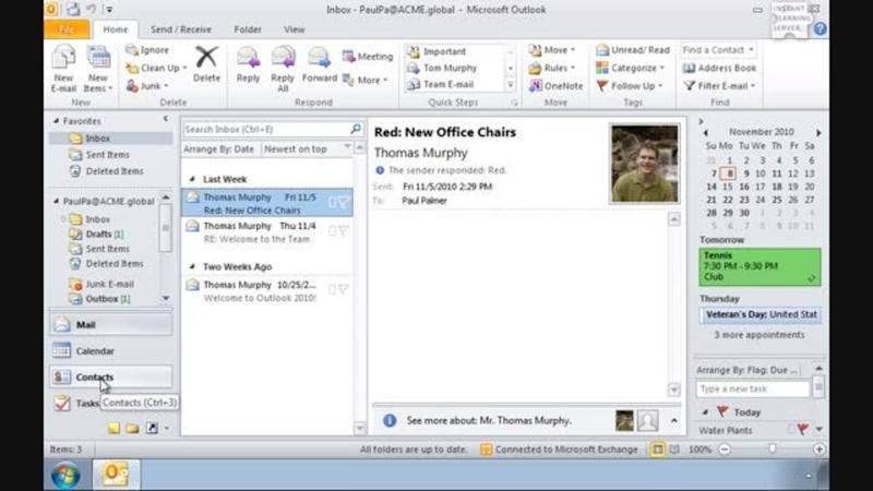 Outlook 2010 Part 1: Perform a Mail Merge