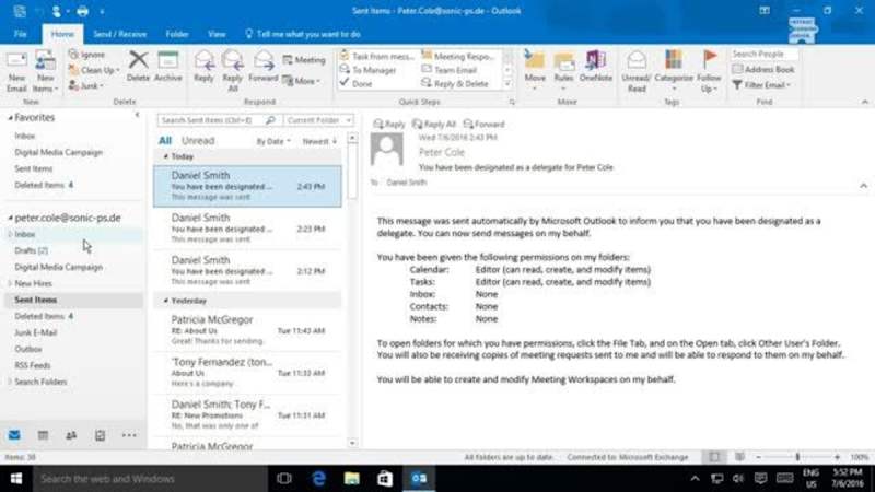 Managing Outlook 2016 Data Files: Use Archiving to Manage Mailbox Size