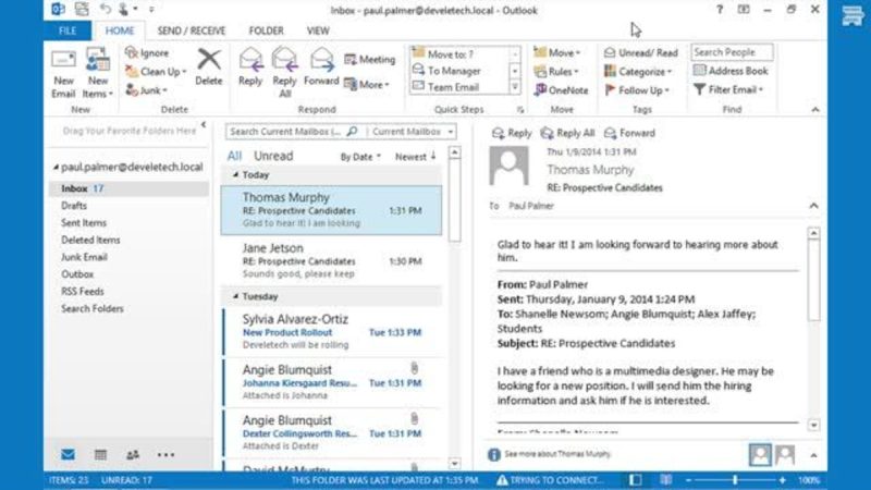 Outlook 2013: Getting Started with Outlook 2013 -- Use Outlook Help
