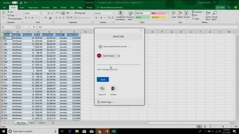 What's New in Excel 2019 (Part 2 of 8): Sharing