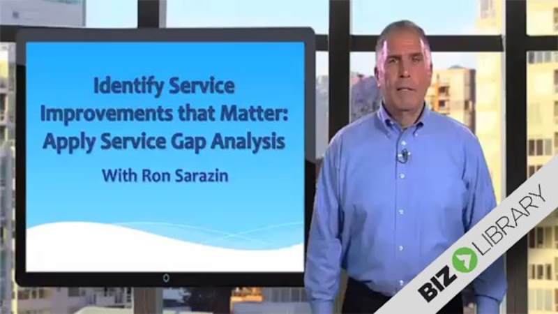 Identifying Service Improvements That Matter: Apply Service Gap Analysis