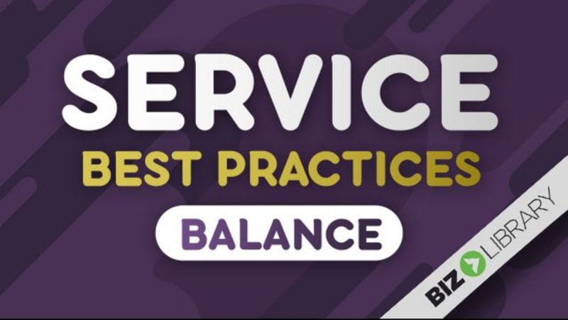 Service Best Practices: Balance
