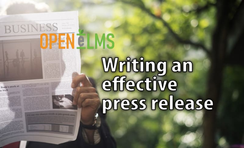 Writing an Effective Press Release