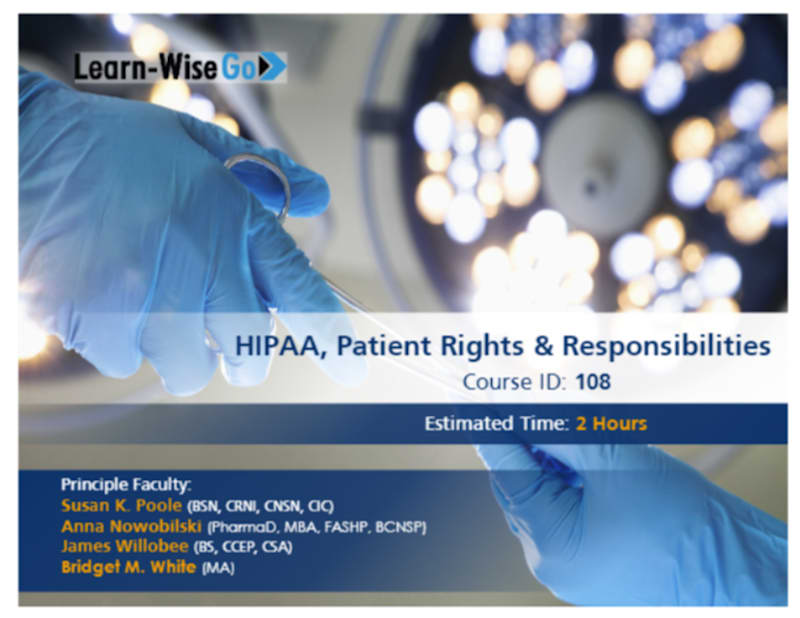 Patient Rights, Confidentiality, and HIPAA