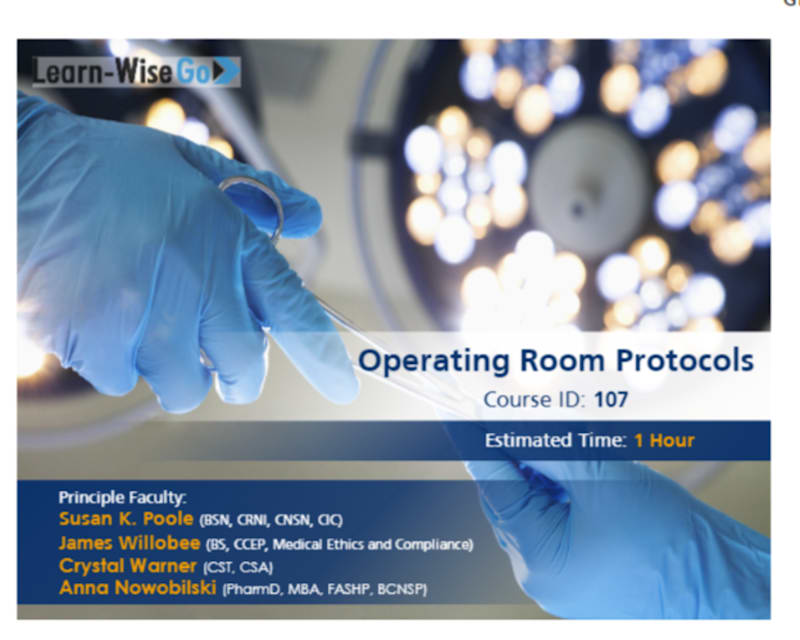 Operating Room Protocol
