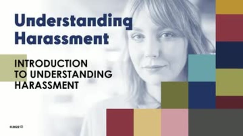 Understanding Harassment: 01. Introduction to Understanding Harassment