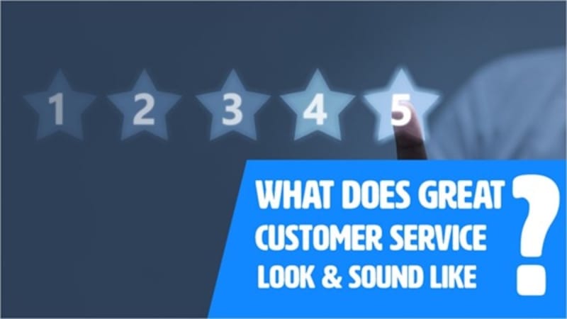 What Does Great Customer Service Look & Sound Like? - Rapid Recall