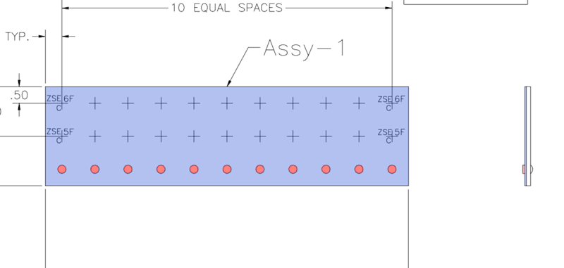 Marking Fastener Locations for Countersinking and Flush Riveting Project