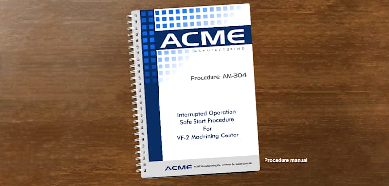 Organizing a CNC Program for a CNC Machining Center