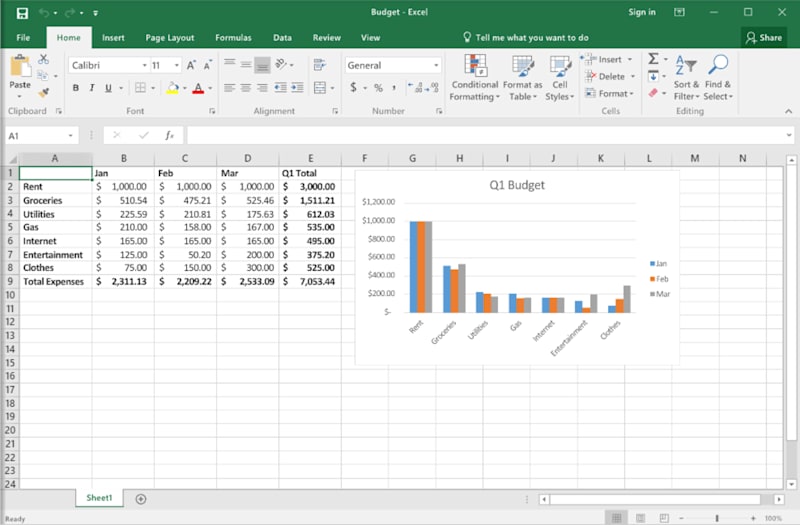 Getting Started with Excel