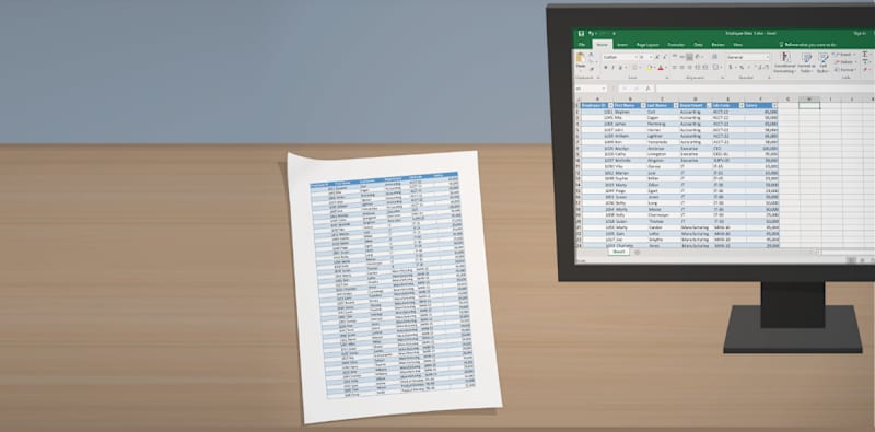 Printing a Worksheet