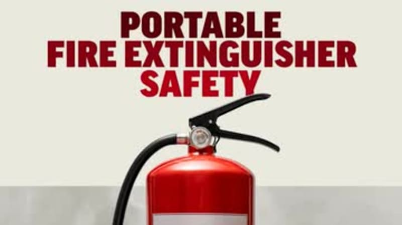 Portable Fire Extinguisher Safety