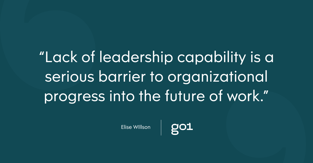 Quote of lack of leadership capability