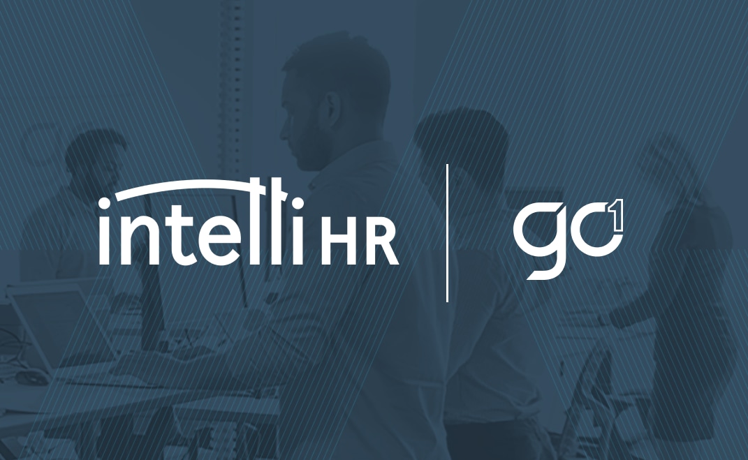 Go1 and intelliHR logos