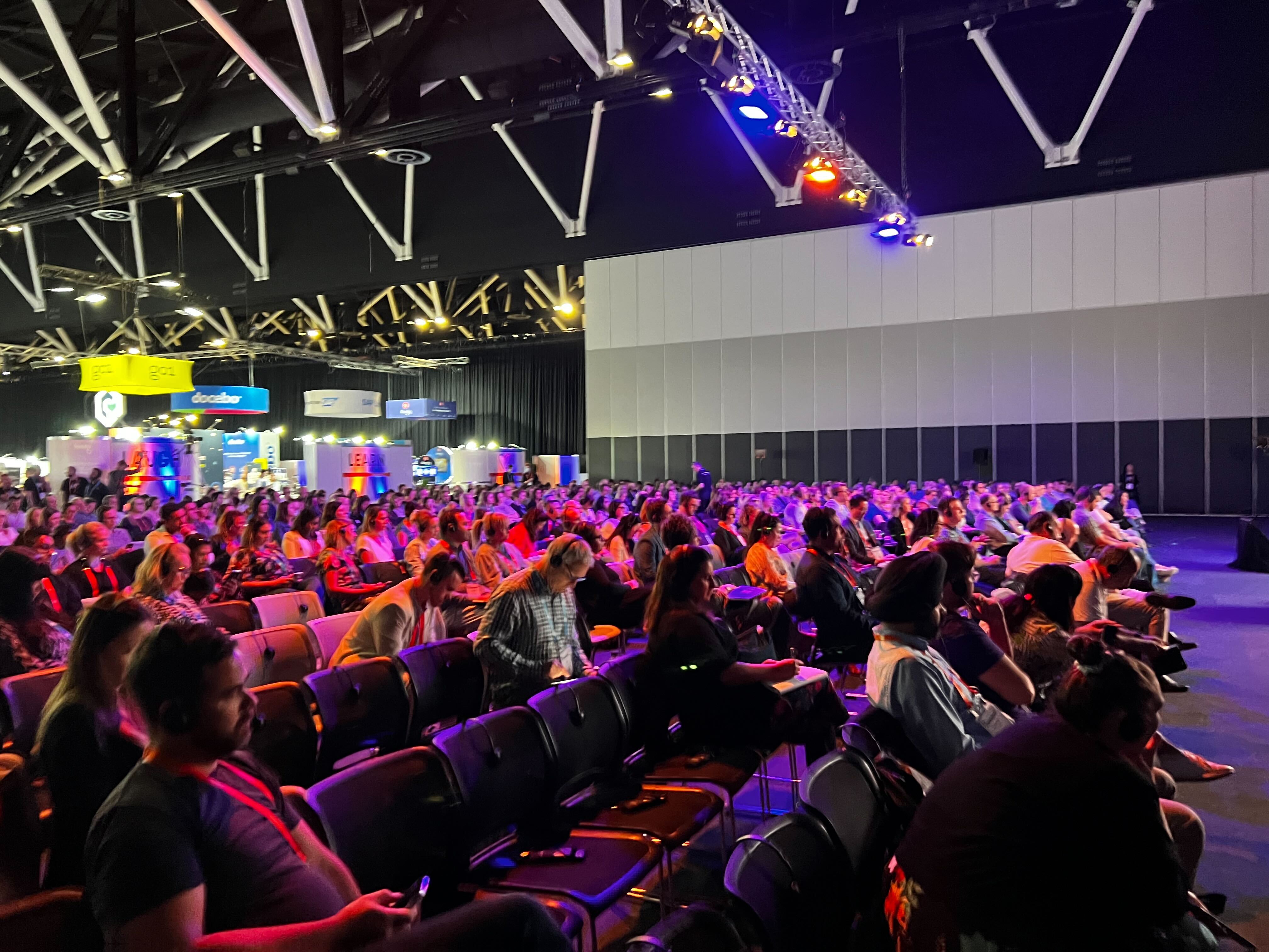 Packed audience during Natasha's presentation