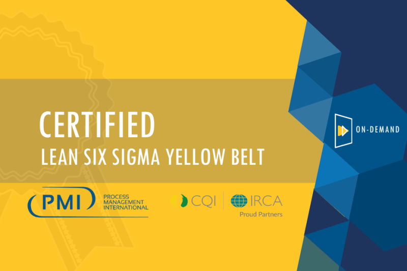 Certified Lean Six Sigma Online Yellow Belt (V4.1)