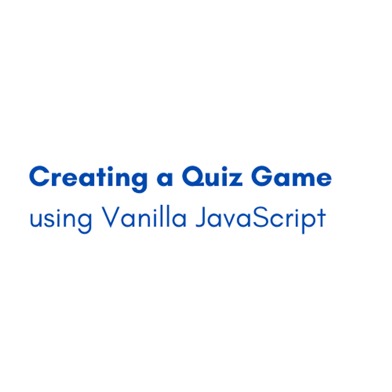 Creating a Quiz Game using Vanilla JavaScript | GoSkillBoost